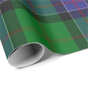 Papier Cadeau Clan Sinclair Chasse Tartan