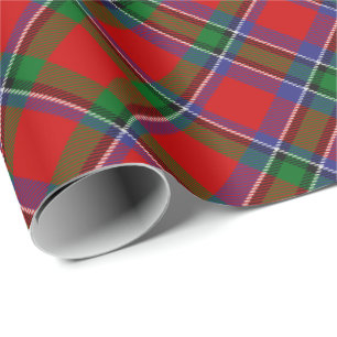 Papier Cadeau Clan Sinclair Tartan