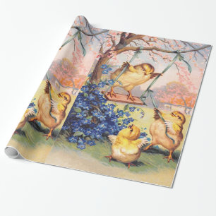 Papier Cadeau Clapsaddle : Vieille bonne femme de oscillation