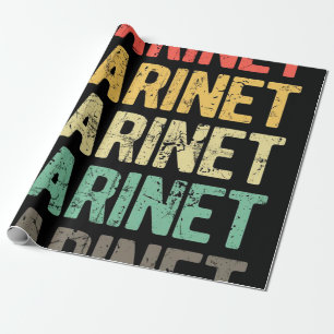 Papier Cadeau clarinette