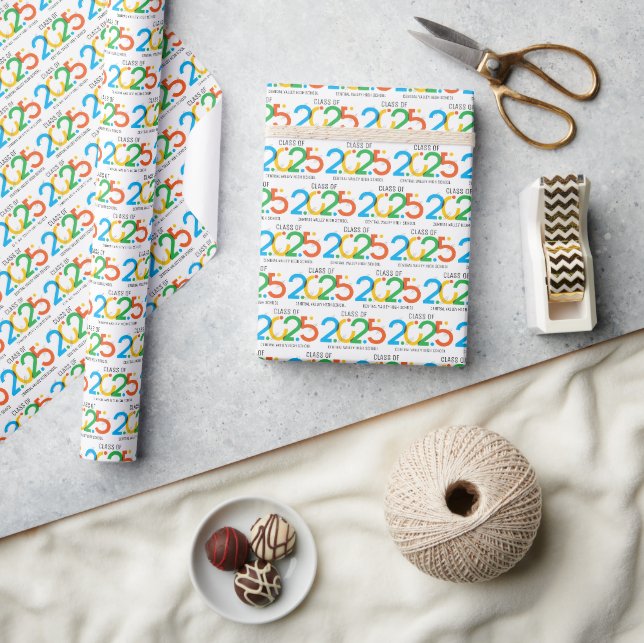 Papier Cadeau Classe Abstraite moderne de papier d'enveloppement (Artisanat)