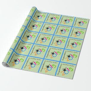 Papier Cadeau Classe personnalisée de félicitations de 2015