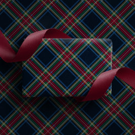 Papier Cadeau Classique plaid de Noël