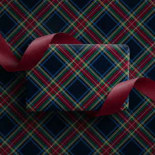 Papier Cadeau Classique plaid de Noël