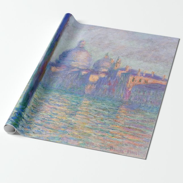 Papier Cadeau Claude Monet - Grand Canal, Venise (Déroulé)