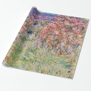 Papier Cadeau Claude Monet La Maison Parmi La Galerie RoseHD