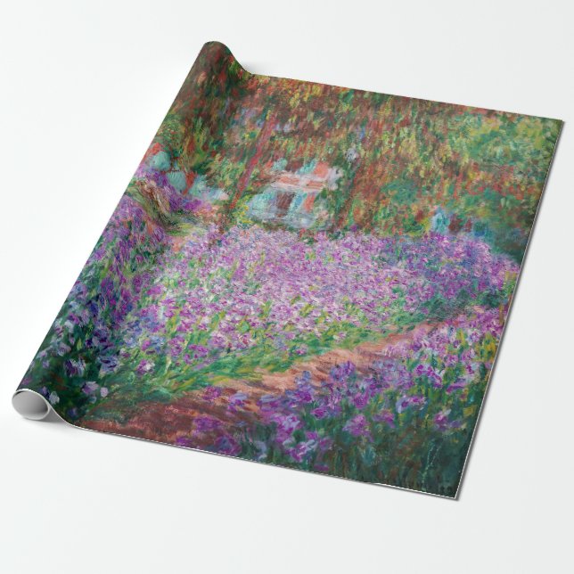 Papier Cadeau Claude Monet - Le jardin de l'artiste à Giverny (Déroulé)