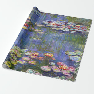 Papier Cadeau Claude Monet - Nymphéas / Nénuphars