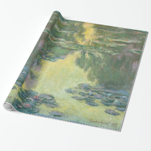 Papier Cadeau Claude Monet Water Lilies Impressionniste Peinture