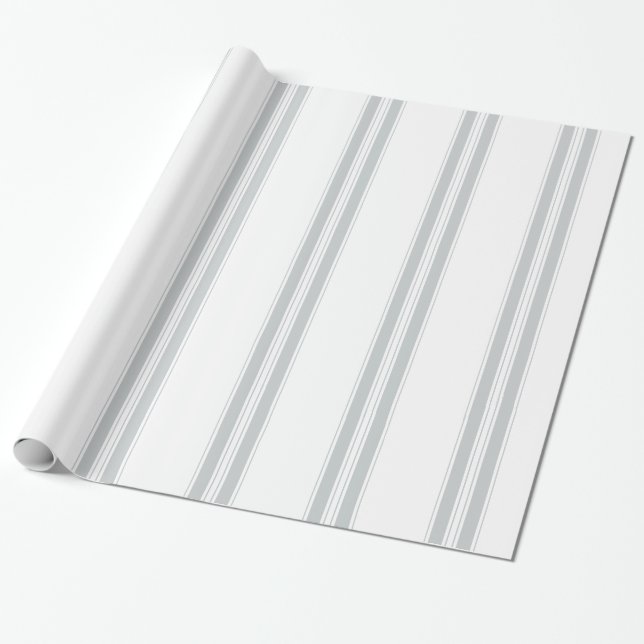 Papier Cadeau Cliquez sur Personnaliser pour modifier Gris en co (Déroulé)