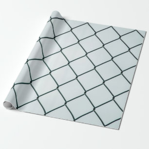 Papier Cadeau Clôture de chaîne en métal noir
