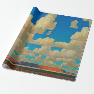 Papier Cadeau Cloud World par Maynard Dixon