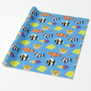 Papier Cadeau Clownfish et amis
