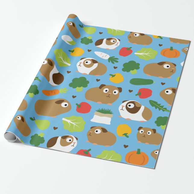 Papier Cadeau Cobayes et leurs festins (Déroulé)
