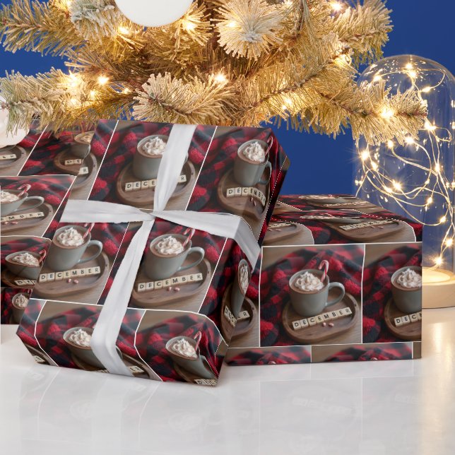 Papier Cadeau Coca chaud de Noël avec Sucre de canne (Vacances)