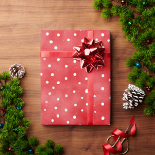 Papier Cadeau Coccinelle Rouge Points Blancs Anniversaire