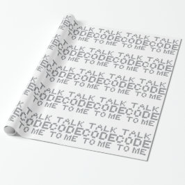 PAPIER CADEAU CODE D'ENTRETIEN À MOI