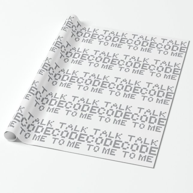 PAPIER CADEAU CODE D'ENTRETIEN À MOI (Déroulé)