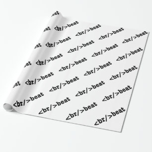 Papier Cadeau code HTML breakbeat