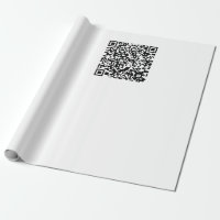 Code QR personnalisable Noir & Blanc Abstrait Geek