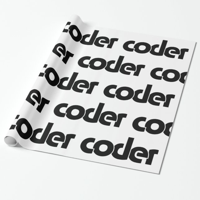 Papier Cadeau Coder (Déroulé)