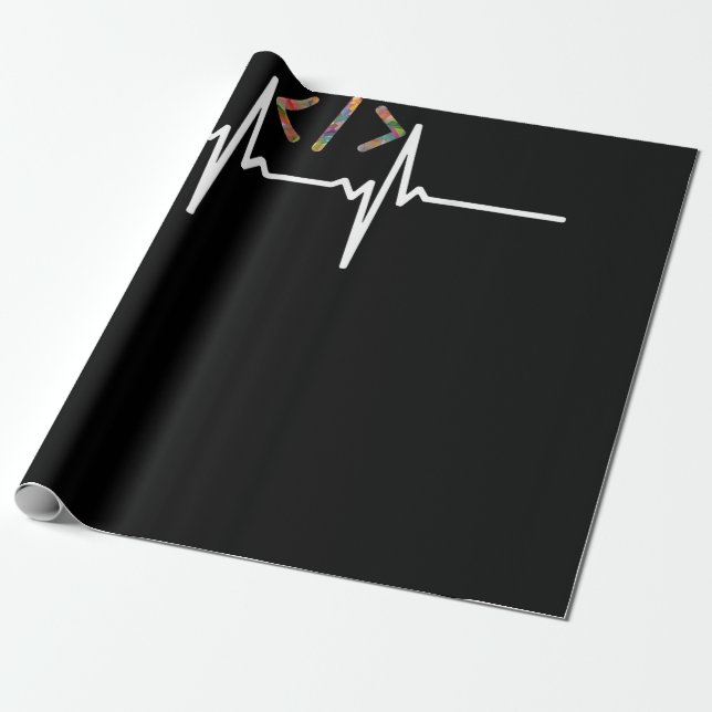 Papier Cadeau Coders Funny | Codage du programmeur de logiciel i (Déroulé)