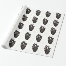 Coeur anatomique noir