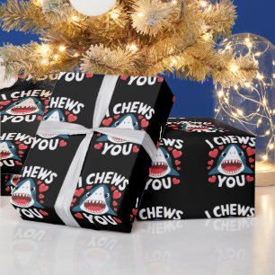 Papier Cadeau Cœur d'amour Léopard Mignon Saint-Valentin