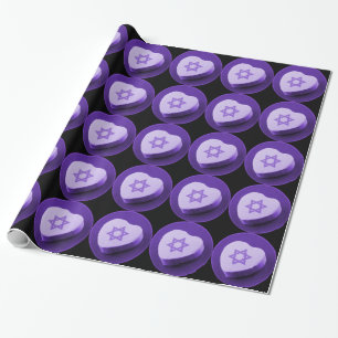 Papier Cadeau Coeur de bonbons