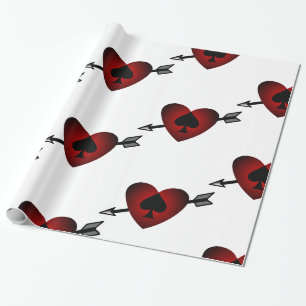 Papier Cadeau Coeur mignon Black Spade Thunder_Cove