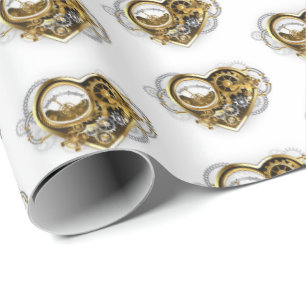 Papier Cadeau Coeur vapeur avec un manomètre