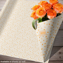 Cœurs - Orange foncé sur Orange clair - Rouleaux