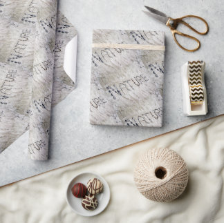 Papier Cadeau Coffret Cadeau Nature dans le Sable