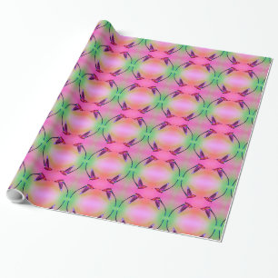 Papier Cadeau Colibri coloré