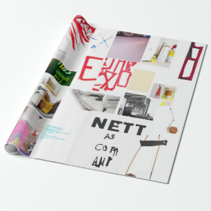 Papier Cadeau Collage d'aquarelle Abstraite