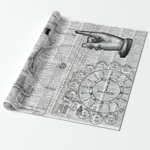 Papier Cadeau Collage Ephemera