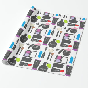 Papier Cadeau Collage génial de maquillage