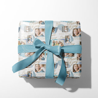 Papier Cadeau Collage photo de Cerulean Holiday 10