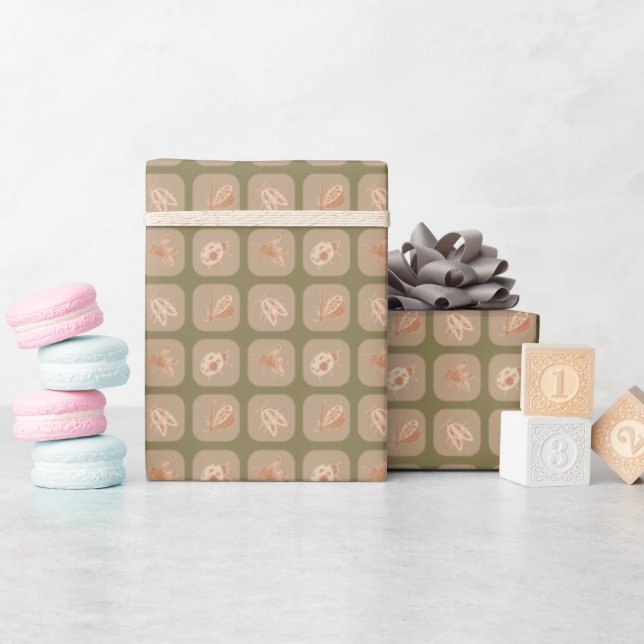 Papier Cadeau Collecteur de bogues (Baby Shower)