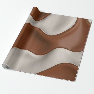 Papier Cadeau Collection élégante et luxueuse en faux cuir de va