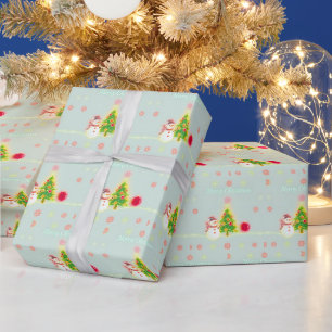 Papier Cadeau Collection Noël Neon tendance Vacances