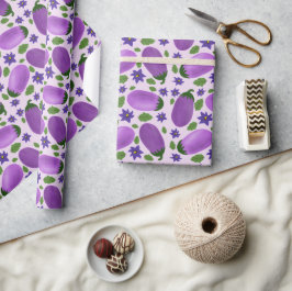 Papier Cadeau Collection Œuf de Blush & Bloom – Lilas Doux