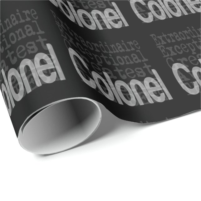 Papier Cadeau Colonel Extraordinaire (Coin rond)