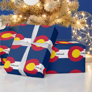 Papier Cadeau Colorado Drapeau & Colorado cadeaux Amérique / fan