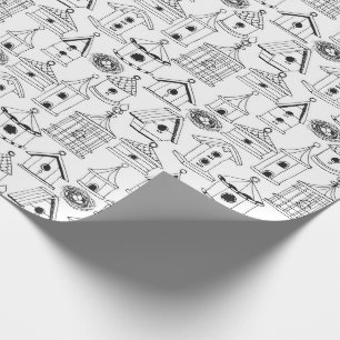 Papier Cadeau Colorez vos propres volières avec du charme