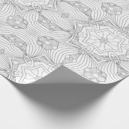 Papier Cadeau Colorez votre propre mandala