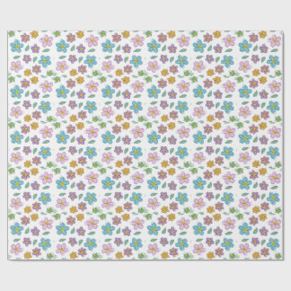 Papier Cadeau Colorful floral print