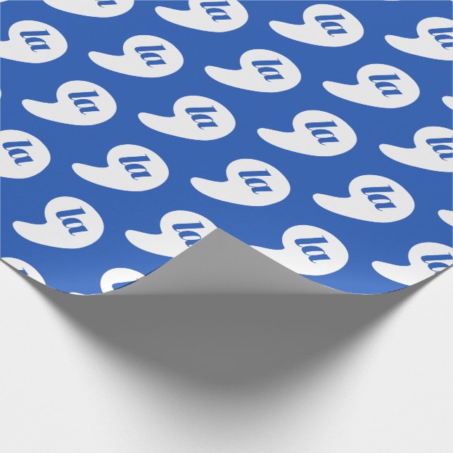Papier Cadeau Comma La - Kamala Blue (Coin)