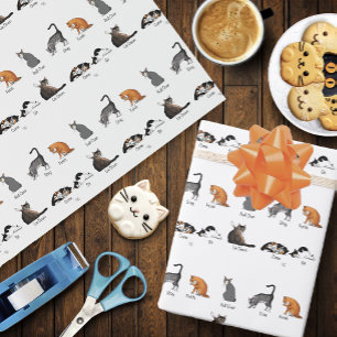 Papier Cadeau Commandes Cat