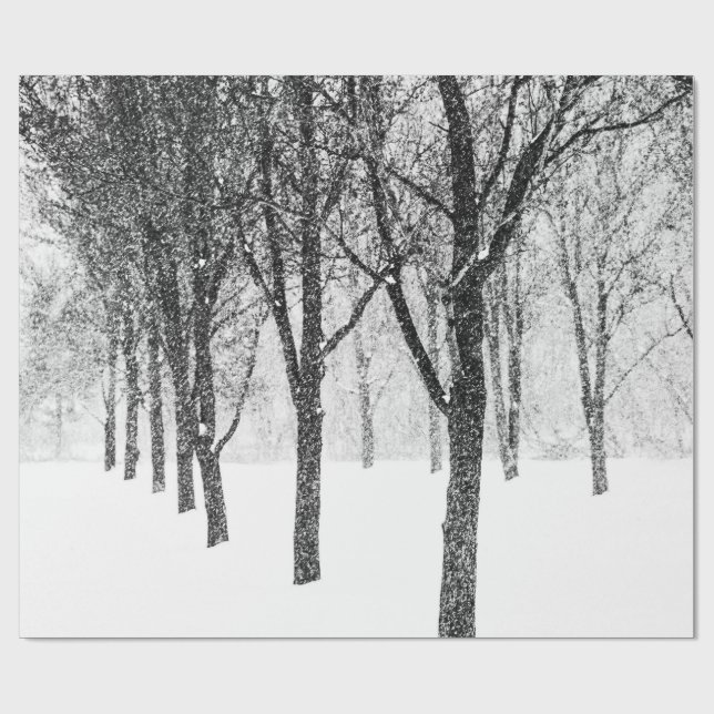 Papier Cadeau comme je suis aux arbres (Plat)